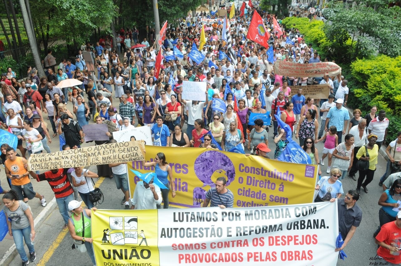 For the most part, the protest marches are peaceful...