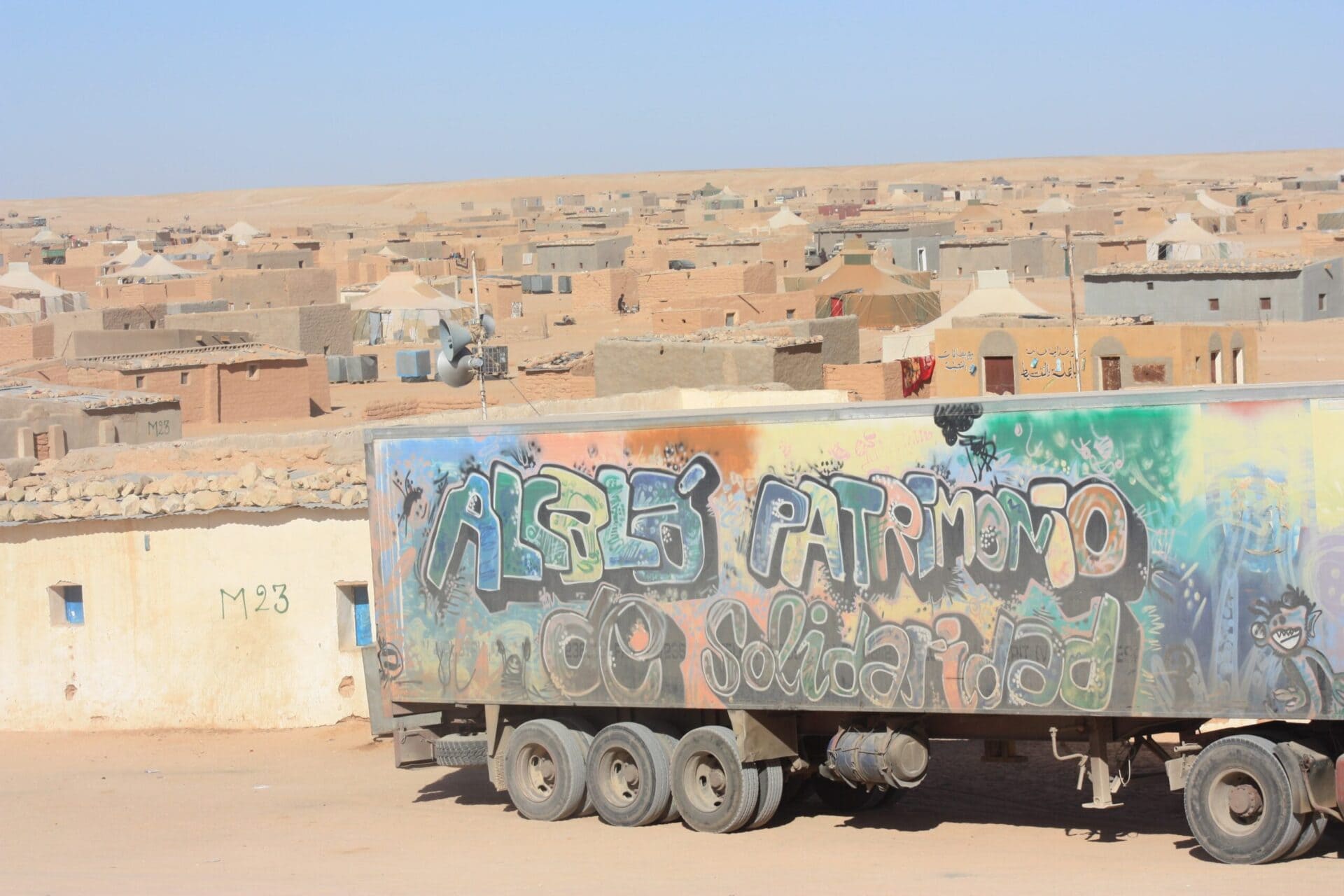 The Sahrawi refugee camp near Tindouf (Algeria).