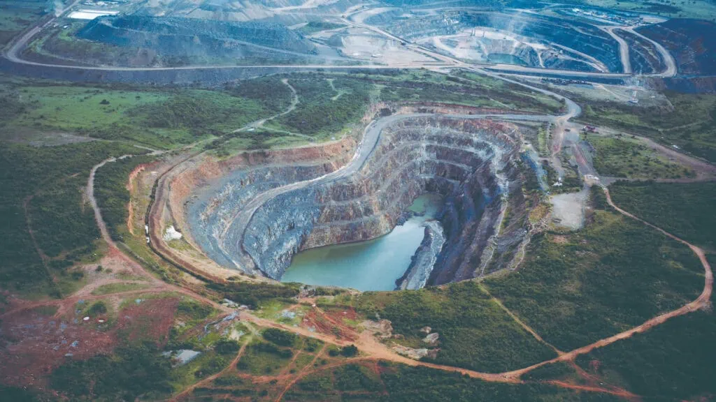 Luftaufnahme North Mara Mine - terre des hommes schweiz