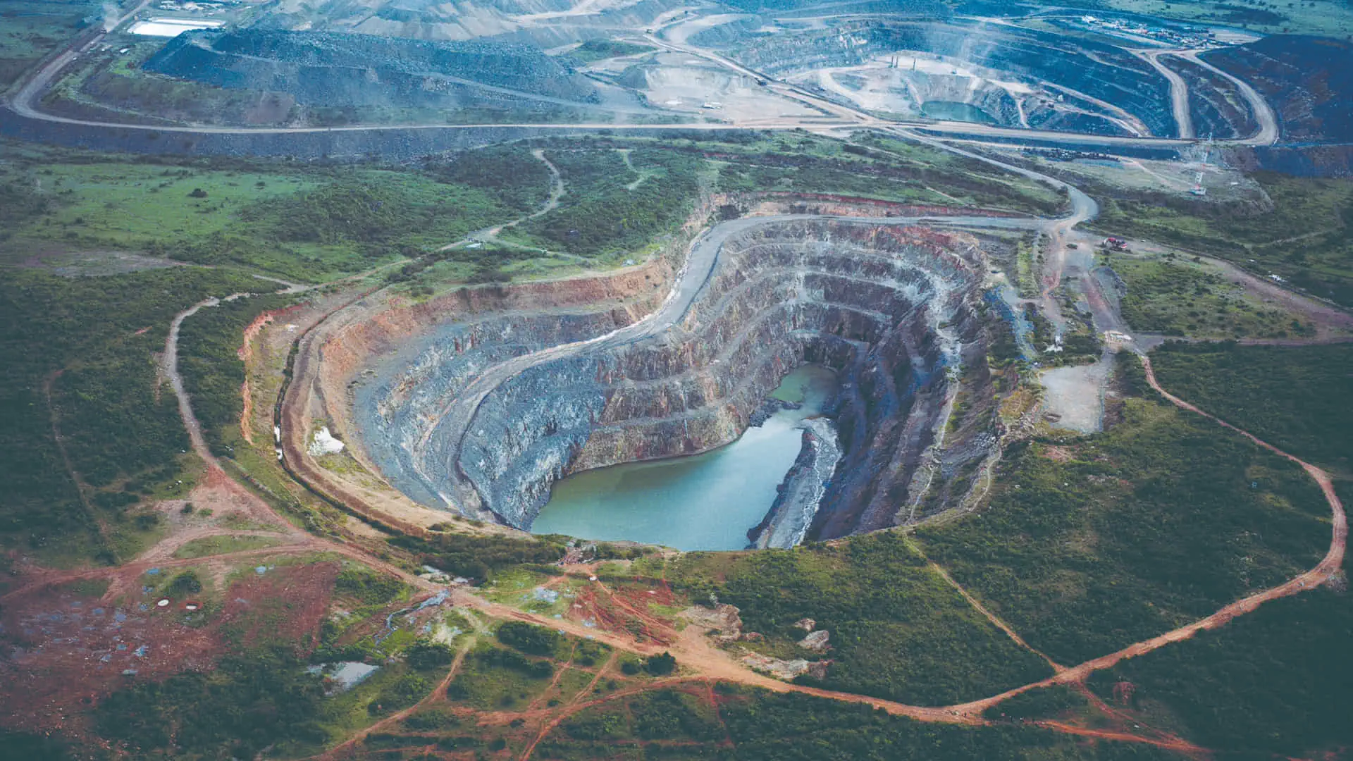 Luftaufnahme North Mara Mine - terre des hommes schweiz